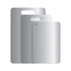 GRILLCORP - Pack de Tablas de Acero Inoxidable AISI 316 Grado Quirúrgico