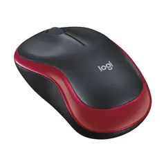 LOGITECH - MOUSE INALAMBRICO M185 ROJO