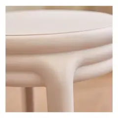 PET MOOD - Banco Acolchado 4 Patas 45 Cm Blanco