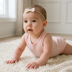 ECOBEBE - Body Bebé Sin Manga Rosa Algodón Orgánico Pima Peruano – 0 - 12 Meses