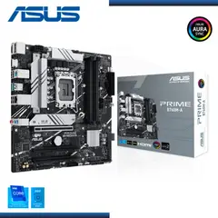 ASUS - PLACA MADRE PRIME B760M-A INTEL LGA 1700 DDR5 X4 M2 NVME X2