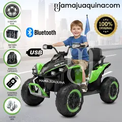 BABY - Cuatrimoto a Batería Musical «BDQ MAVERICK» Green