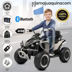 BABY - Cuatrimoto a Batería Musical «BDQ MAVERICK» Gray