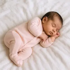 ECOBEBE - Enterizo Bebé - Soft Pink 100% Algodón Orgánico