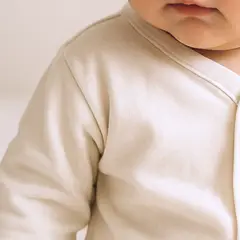 ECOBEBE - Enterizo Bebé - Ecowhite 100% Algodón Orgánico