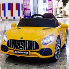 OEM - Carro Eléctrico Deportivo a Batería Estilo Mercedes Benz CL-S600 12V 380-2 Motor Control Amarillo