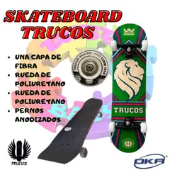 OKA - SKATEBOARDS TRUCOS PARA NIÑOS Y ADOLESCENTES -