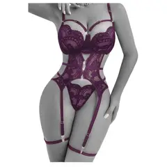 GENERICO - LENCERIA DE ENCAJE PORTALGAS ESTILO CORSET