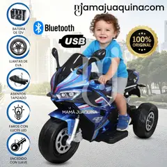 BABY - Trimoto a Batería para Niños «TRI DUKE» de Lujo Blue