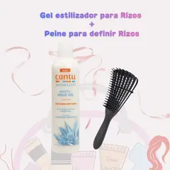 GENERICO - Cantu Weightless Smooth Hold Gel 295 ml + Peine para Rizos