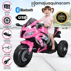 BABY - Trimoto a Batería para Niños «TRI NINJA » de Lujo Pink
