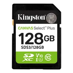 KINGSTON - Memoria Card SD SD Canvas Select Plus 128GB UHS-IU1V10