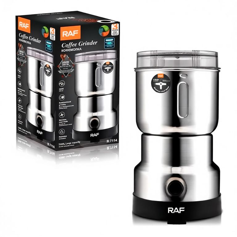 Molinillo Cafe Raf R7114 Eléctrico De Café Y Granos 300w