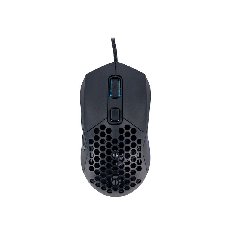 Mouse gamer TE-1232G, DPI hasta 7200, RGB, 7 botones, óptico, negro