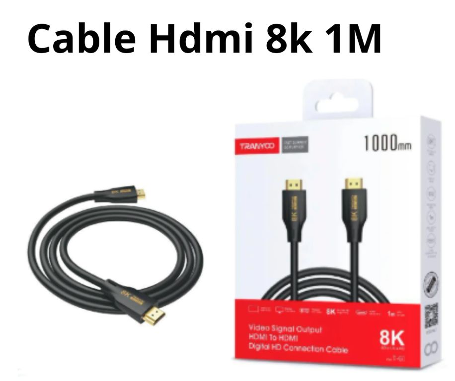 Cable Hdmi 8k 1 Metro Alta Definicion Pvc Tranyoo