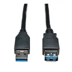 TRIPP LITE - Cable de Extensión USB 3.0 SuperSpeed - USB-A a USB-A, M/H, Negro, 91 cm
