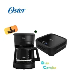 OSTER - Combo Sandwichera CKSTSM400 y Cafetera BVSTDCS51B