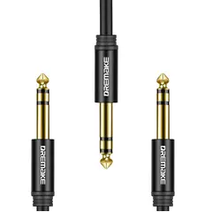 GENERICO - Cable Balanceado Original 635mm Macho 5m Pvc Plug Estereo