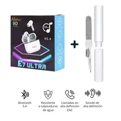 ALENUR - Audifono Bluetooth 5.4 Alenur, ENC, E7 Ultra 30 Horas