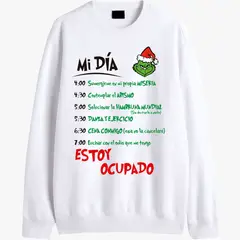 GENERICO - Polera Cuello Redondo Grinch - Modelo Grinch Mi dia