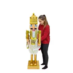 GENERICO - Cascanuez Musical con Movimiento de 1.65 cm A1 DE CALIDAD DORADO