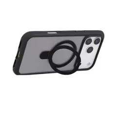 CASE - Magsafe ahumado con parante iPhone 17 Pro Max - negro