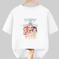 GENERICO - Polos Algodon Guerreras Kpop Golden Demon Hunters - Tallas 6 al XL