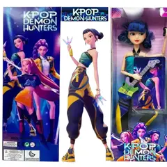 GENERICO - Muñeca k-Pop ZOEY musical Huntrix Articulable 30 cm