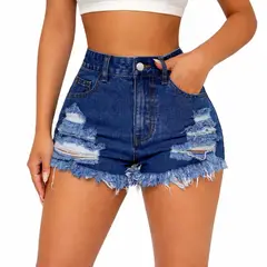 FRANDING - Short vaquero alto de mujer