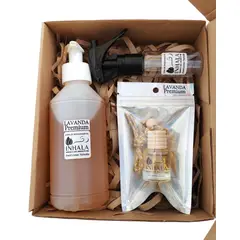 GENERICO - PACK PREMIUM AMBIENTADOR + RECARGA PARA AUTO LAVANDA PREMIUM INHALA