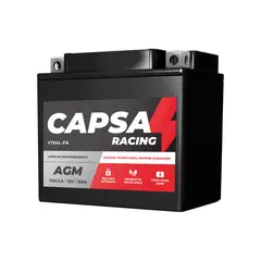CAPSA - Batería para moto lineal YTX4L-FA