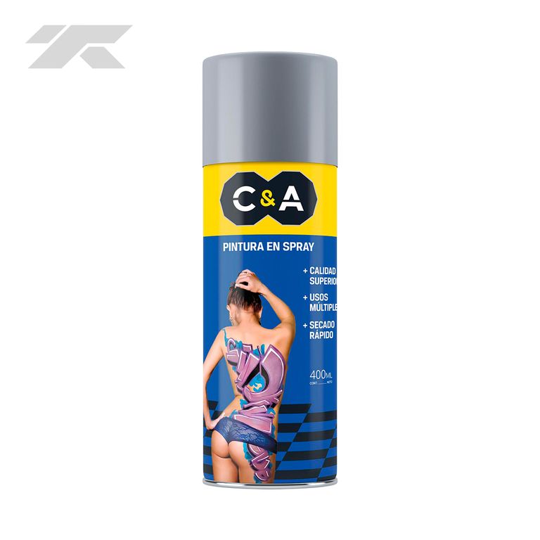 Pintura Spray C&A 400ml Gris