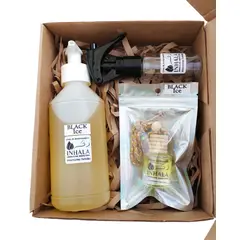 GENERICO - PACK PREMIUM AMBIENTADOR + RECARGA PARA AUTO BLACK ICE INHALA