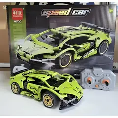 GENERICO - Carro a control remoto Armable con motor y control remoto Juguete Novedad