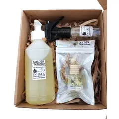 GENERICO - PACK PREMIUM AMBIENTADOR + RECARGA PARA AUTO JARDÍN BOTÁNICO INHALA