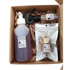 GENERICO - PACK PREMIUM AMBIENTADOR + RECARGA PARA AUTO VERANO EXÓTICO INHALA