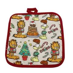 GARFIELD - Pack Guante y Toma Olla de Cocina Adulto + Niño