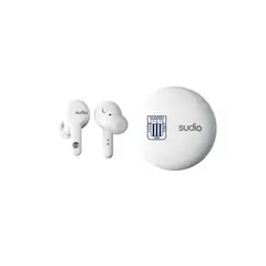 SUDIO - Audífono A2 Alianza Lima Earbuds Bluetooth Blanco