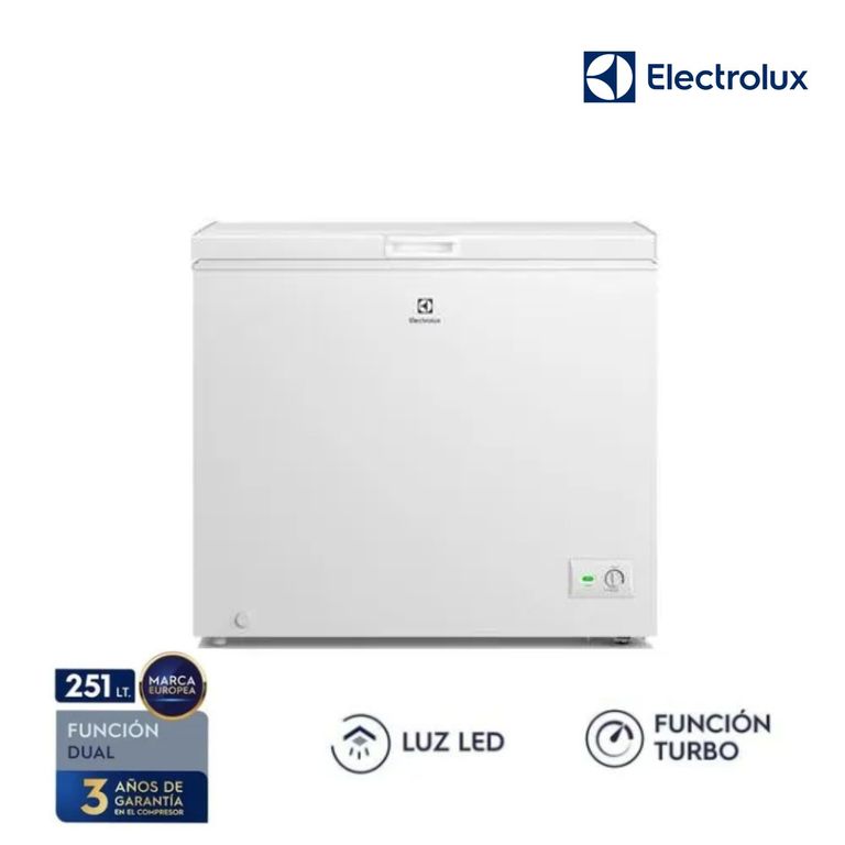 Congelador Horizontal 251 L Blanco EFH25S2P4AW