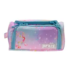 GENERICO - CARTUCHERA CON MÚLTIPLES CIERRES BRILLOS