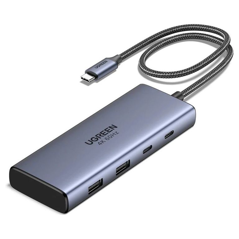 Hub Dual 4K@60Hz HDMI 7-in-1 USB-C 100W PD 4x USB-A/C 10Gbps CM478 - 45379