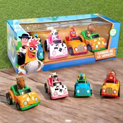 GENERICO - 4 Autos a Friccion La Granja de Zenon