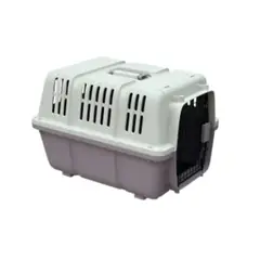 PET MOOD - Transportador Para Mascotas 50cm X 35cm X 35cm con Bebedero Color Lila