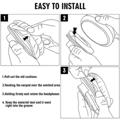 GENERICO - Cojín de Vincha para Bose Qc25 Qc35 QC35II Fácil Instalación azul