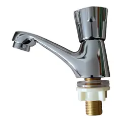 APACHE - Grifo llave para lavabo pesado cromado