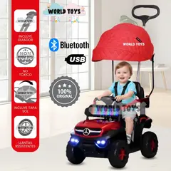 BABY - Correpasillo Guiador a Batería «BUGGIE MB» con Bluetooth Red