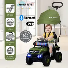 BABY - Correpasillo Guiador a Batería «BUGGIE MB» con Bluetooth Green