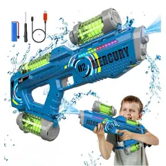 GENERICO - Pistola de Agua Mercury M2 Eléctrica con Luces RGB