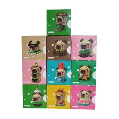 GENERICO - Capibara Bloques Armables x 10 Modelos