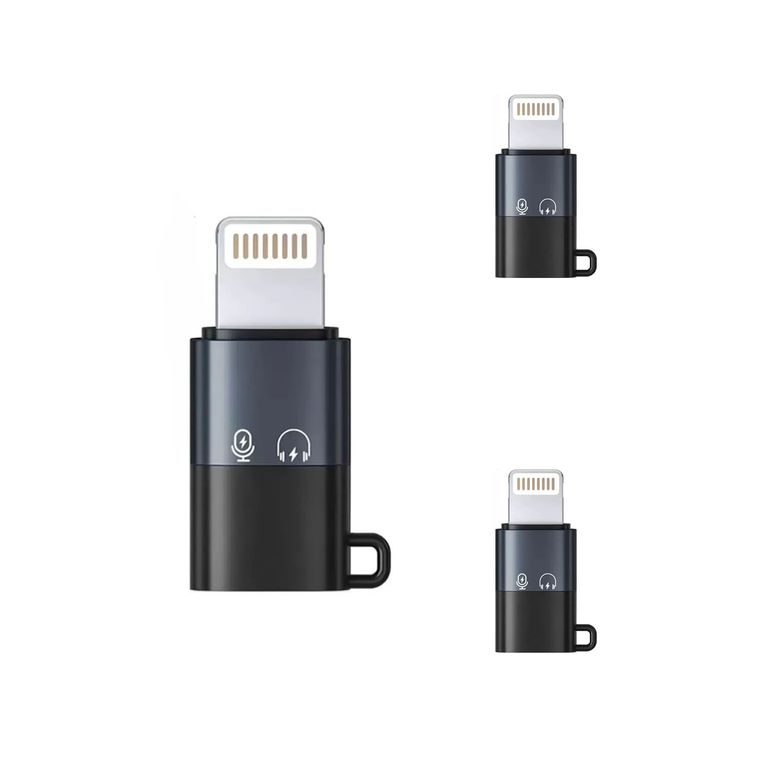 Adaptador 5 funciones Tipo C a Lightning (iPhone, iPad, iPod)